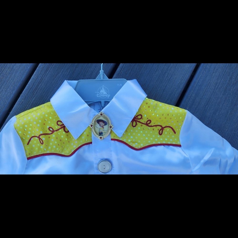 Disney Cowgirl Costume with Yellow and Black Accents - Picture 6 of 10